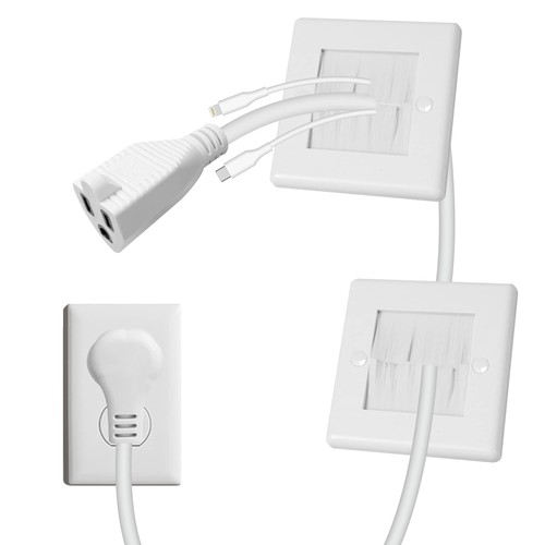 Wall cable management kit - in,