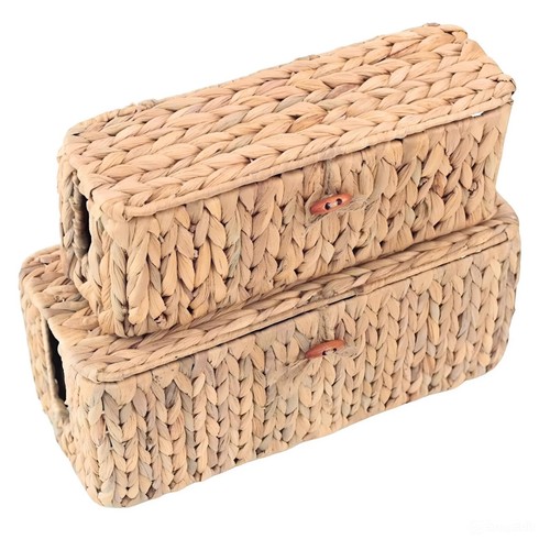 Wicker cable management box - cable,