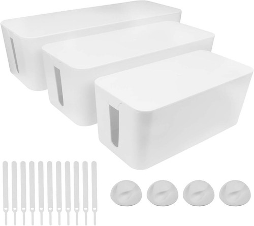 3pcs cable management box - 3pcs,