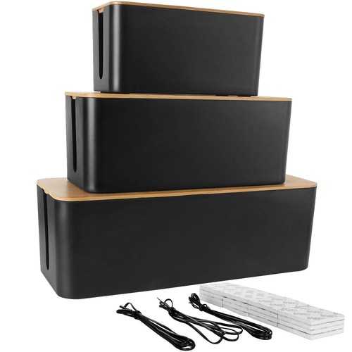 Cable management box set with - cable,