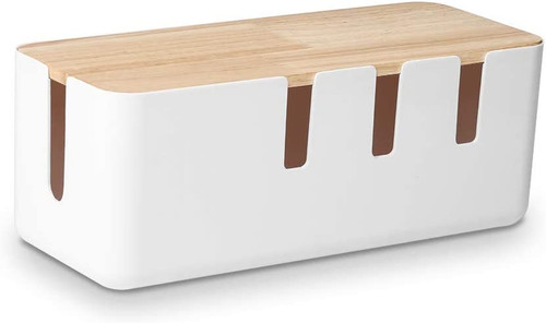 Cable management box - management, wood