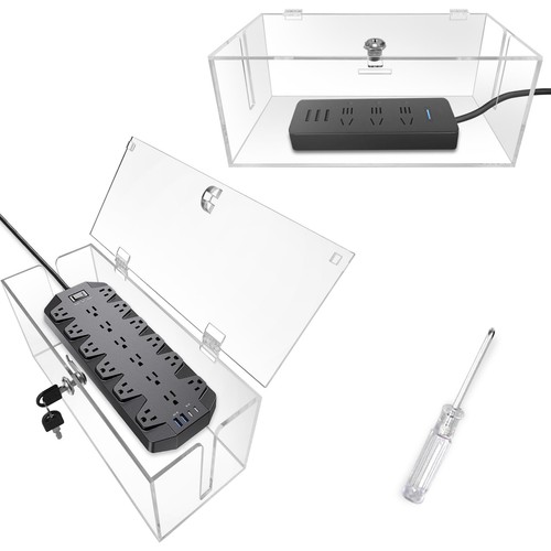 2pc cable management box with - management,