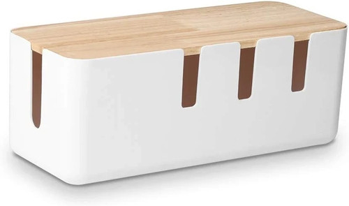 Desktop cable organizer - organizer, box